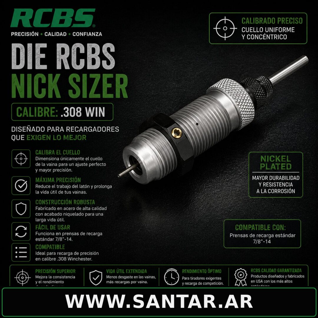 DIE RCBS NECK SIZER 6.5 creedmore - Santar Ballistics